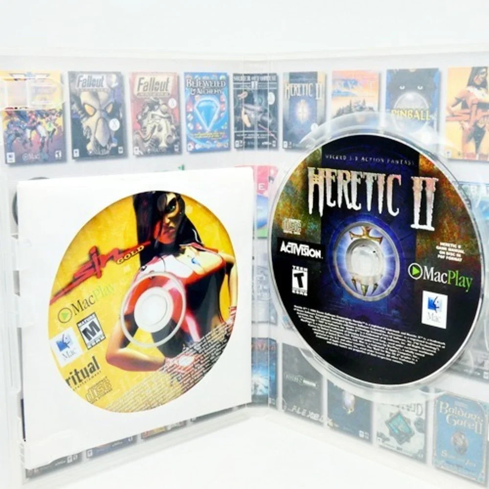 MacPlay Shooter Pack *READ* Heretic II 2 & Sin Gold PC CD ROM Windows 95 98